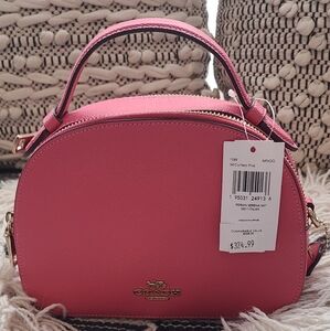 NWT Pink Coach Serena Satchel